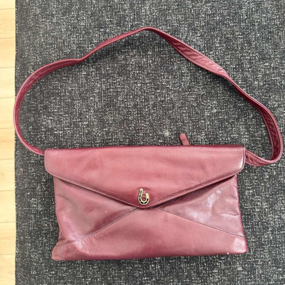 VINTAGE Justin’s Genuine cowhide shoulder bag